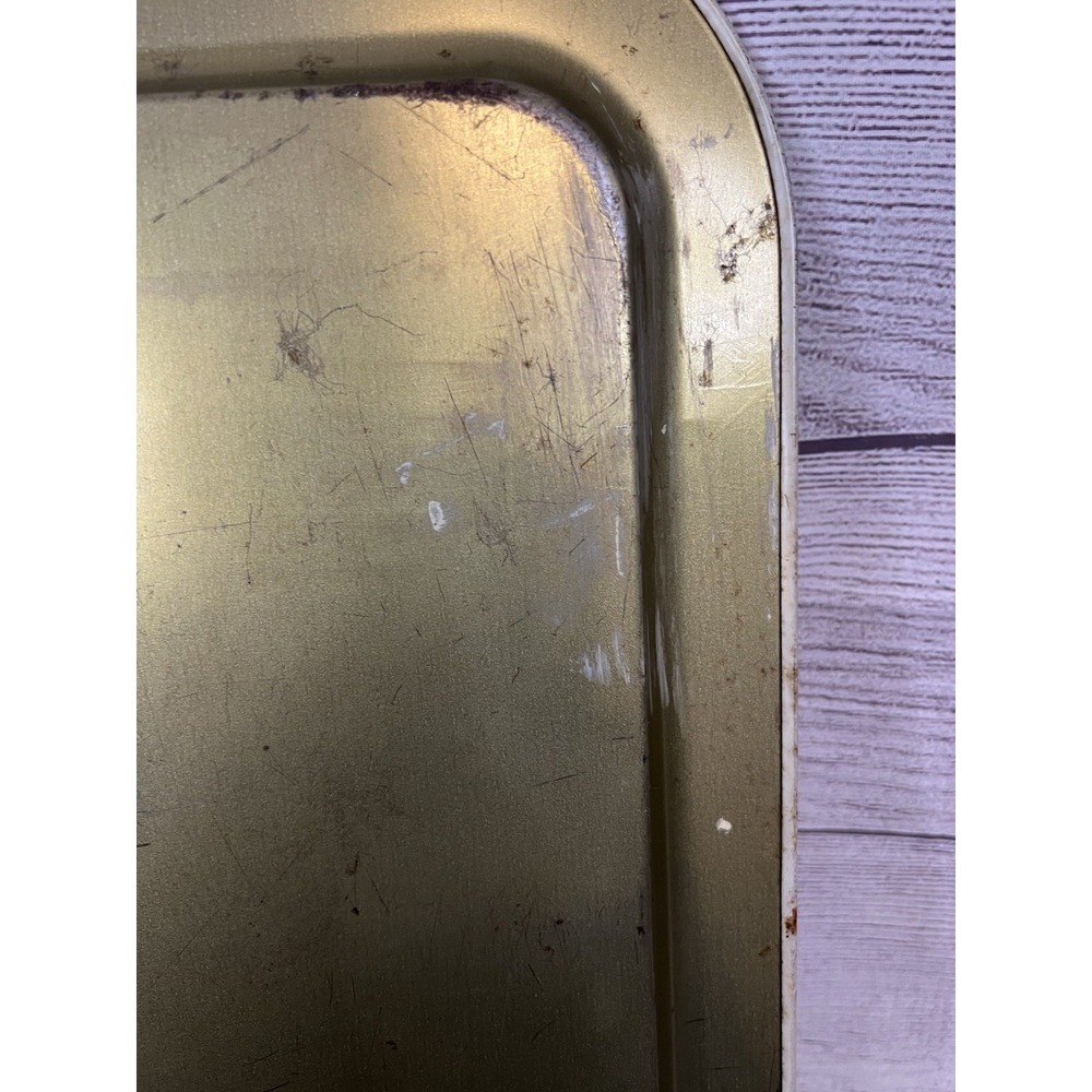 Mid Century Poodle Tray By Sybil TV White Blue Pink Kitschy - Picture 3 of 7